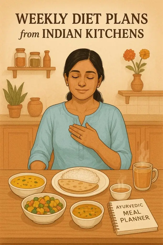 • Weekly Diet Plans from Indian Kitchens