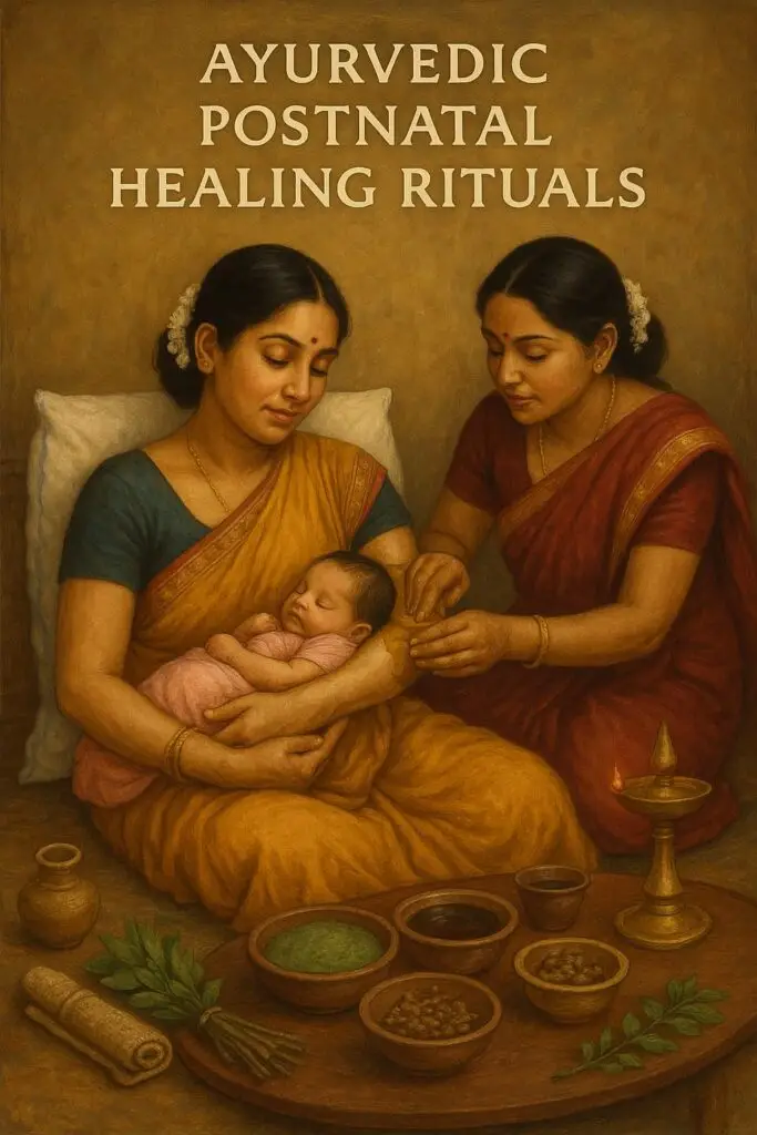 •Ayurvedic Postnatal Healing Rituals